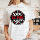 Big Reds Checker Star Circle Digital Download