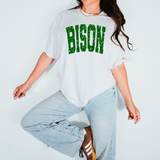 Bison Green Varsity Distressed Teams Digital Download