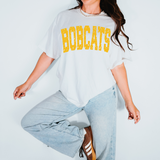 Bobcats Gold Varsity Distressed Teams Digital Download