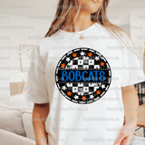 Bobcats Checker Star Circle Digital Download