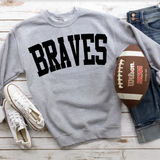 Braves Solid Arch Name Digital Download