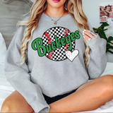 Buckeyes Checker Baseball Heart Digital Download