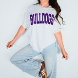 Bulldogs Purple Varsity Distressed Teams Digital Download