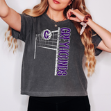 Greyhounds Team Volleyball Net Distressed Digital Download