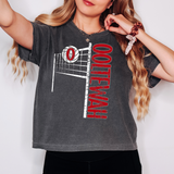 Ooltewah Team Volleyball Net Distressed Digital Download