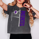 Patriots Team Volleyball Net Distressed Digital Download