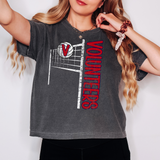 Volunteers Team Volleyball Net Distressed Digital Download