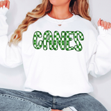 Canes Checker Sketch Digital Download