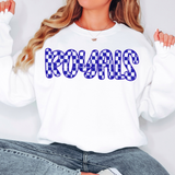Royals Checker Sketch Digital Download