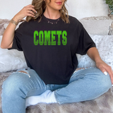 Comets Kelly Green Varsity Line Team Digital Download