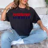 Cowboys Navy/Red Varsity Line Team Digital Download