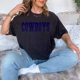 Cowboys Navy Varsity Line Team Digital Download