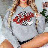 Cardinals Checker Baseball Heart Digital Download
