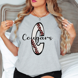 C Cougars Baseball PNG Digital Download