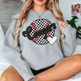 Cougars Checker Baseball Heart Digital Download