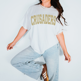 Crusaders Vegas Gold Varsity Distressed Teams Digital Download
