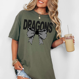 Dragons Coquette Checker Bow Digital Download