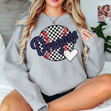 Dragons Checker Baseball Heart Digital Download