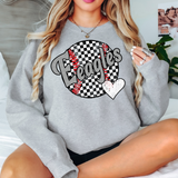 Eagles Checker Baseball Heart Digital Download