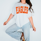 Eagles Orange Varsity Distressed Teams Digital Download