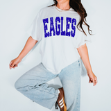 Eagles Royal Blue Varsity Distressed Teams Digital Download