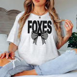 Foxes Coquette Checker Bow Digital Download