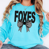 Foxes Coquette Checker Bow Digital Download