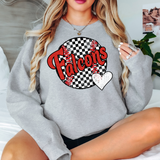 Falcons Checker Baseball Heart Digital Download