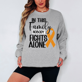 Nobody Fights Alone Orange Ribbon Digital Download