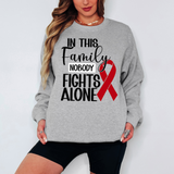 Nobody Fights Alone Red Ribbon Digital Download