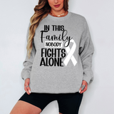 Nobody Fights Alone White Ribbon Digital Download