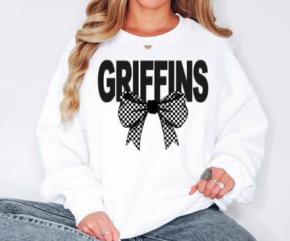 Griffins Coquette Checker Bow Digital Download