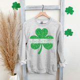 Occupational Therapist Glitter Shamrock Names Digital Download