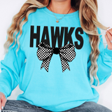 Hawks Coquette Checker Bow Digital Download