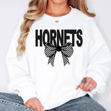 Hornets Coquette Checker Bow Digital Download