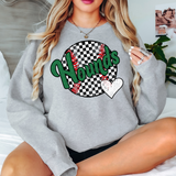Hounds Checker Baseball Heart Digital Download