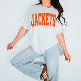 Jackets Orange Varsity Distressed Teams Digital Download