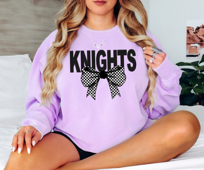 Knights Coquette Checker Bow Digital Download