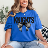 Knights Coquette Checker Bow Digital Download