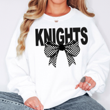 Knights Coquette Checker Bow Digital Download