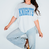 Knights Columbia Blue Varsity Distressed Teams Digital Download