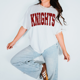 Knights Maroon Varsity Distressed Teams Digital Download