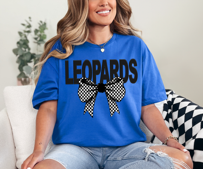 Leopards Coquette Checker Bow Digital Download
