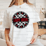 Lady Reds Checker Star Circle Digital Download