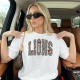 Lions Black Checker Leopard Coquette Teams Digital Download