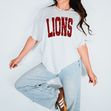 Lions Maroon Varsity Distressed Teams Digital Download