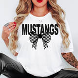 Mustangs Coquette Checker Bow Digital Download