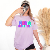 Media Specialist Preppy Bubble Neon Digital Download