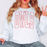 Owls Outline Arch Digital Download