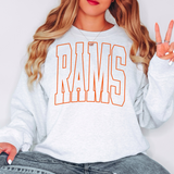 Rams Outline Arch Digital Download